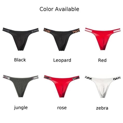 Mens Underwear Thongs Pouch Low Rise G String Briefs Bikini T Back Breathable EBay