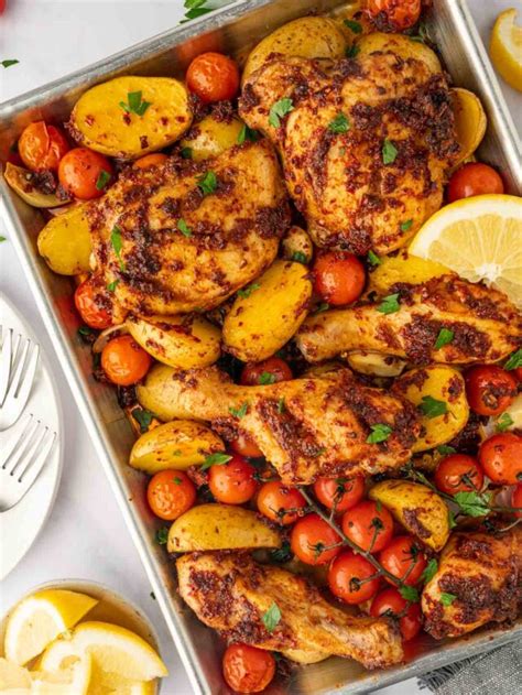 Harissa Chicken Traybake – Cookin' with Mima