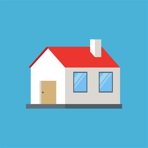 Hause Flat Design Vector Image Vector Art At Vecteezy