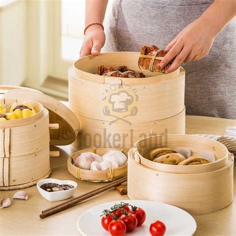 🔥ready Stock🔥deep Bamboo Steamerdim Sum Steamerbamboo Steam Lid