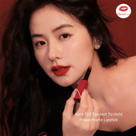 Son Nars Too Hot To Hold Đỏ Lá Phong Powermatte Lipstick