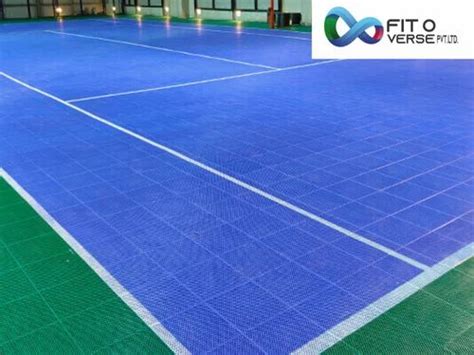 Polypropylene Sports Flooring Pp Interlocking Tile Mm At Rs