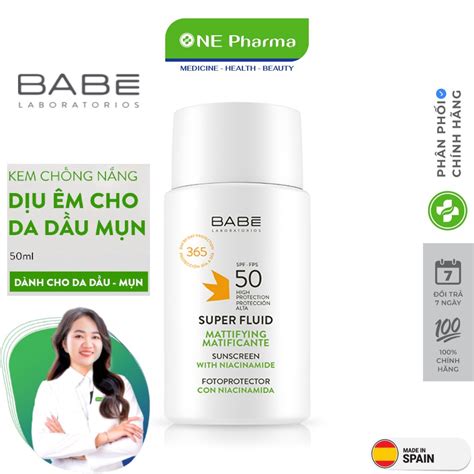 Babe Super Fluid Mattifying Sunscreen Spf Broad Spectrum Oil Control Ml Shopee Philippines