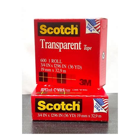 3m Scotch Transparent Tape 600 Clear Duct Tape 3m 600 Shopee