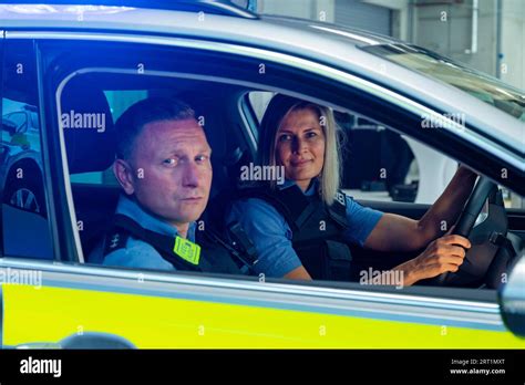 Police Press Event Stock Photo Alamy