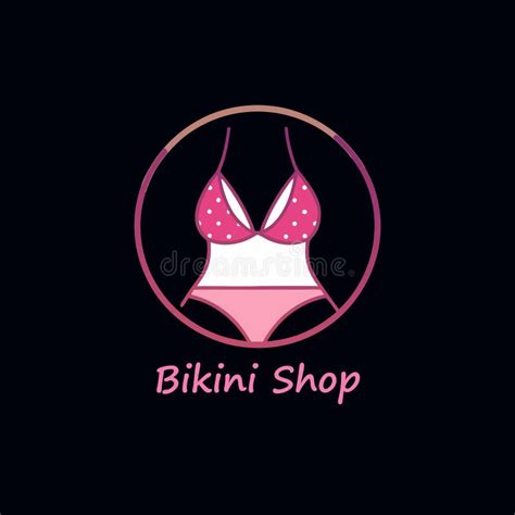 Stylish Bikini Logo Design Stock Illustration Illustration Of Diagram