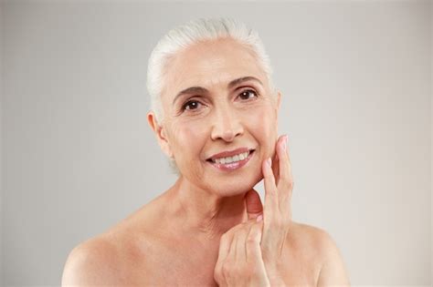 Free Photo Amazing Naked Elderly Woman Posing
