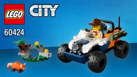 Lego® City Jungle Explorer Atv Red Panda Mission 60424 92 Pcs