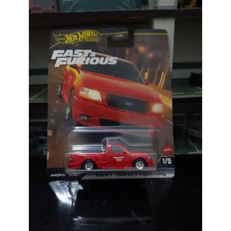 Jual Hot Wheels Premium Ford F 150 Svt Lightning Fast Furious Shopee Indonesia