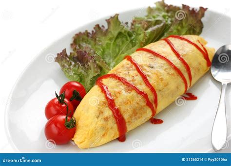 Omelette Rice,omurice, Japanese Food Stock Images - Image: 21265214