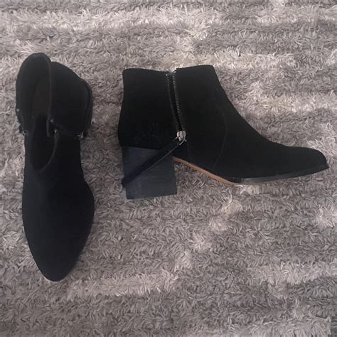 Women’s mid black cowboy boots. Good... - Depop