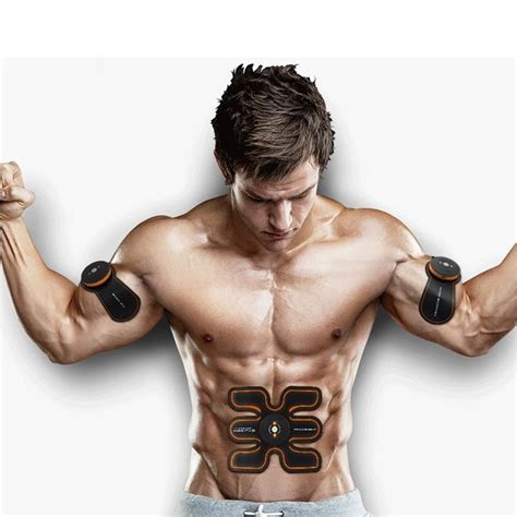 LumiParty Electric Abdominal Muscle Trainer Body Massage Fitness ...