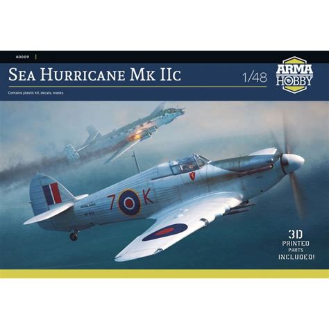 Arma Hobby 40009 1 48 Sea Hurricane Mk IIc Aircraft Model Kit