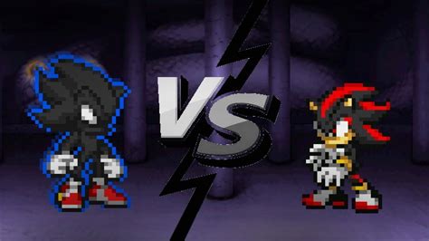 Dark Super Sonic Vs Shadow Part 1 Youtube