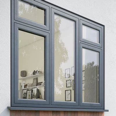 Пластиковый железный каркас UPVC Windows для внешней ненесущей стены фасада