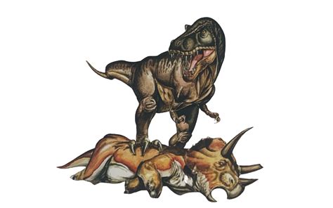 T Rex Vs Triceratops By Dracoawesomeness On Deviantart