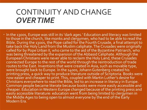 Ccot Early Modern Era In Europe Ppt Download