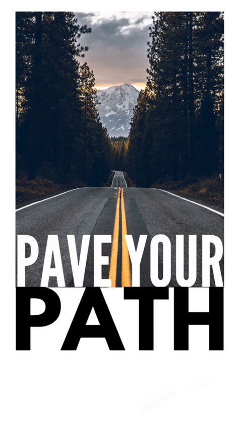 Artwork Pave Your Path Motivational Inspirational Quote Wall Art Framed