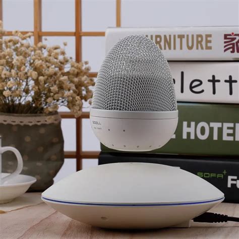 Floating Bluetooth Speaker UFO Magnetic Levitation Rotate Wireless