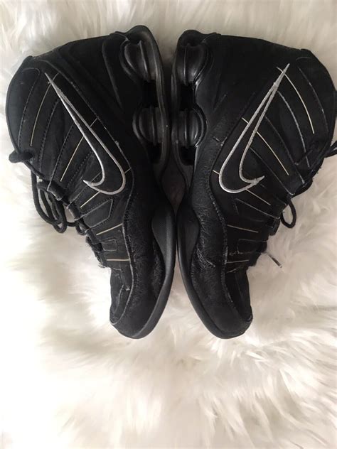 Nike Shox Flight Basketball Shoes 333491 002 Black Si Gem