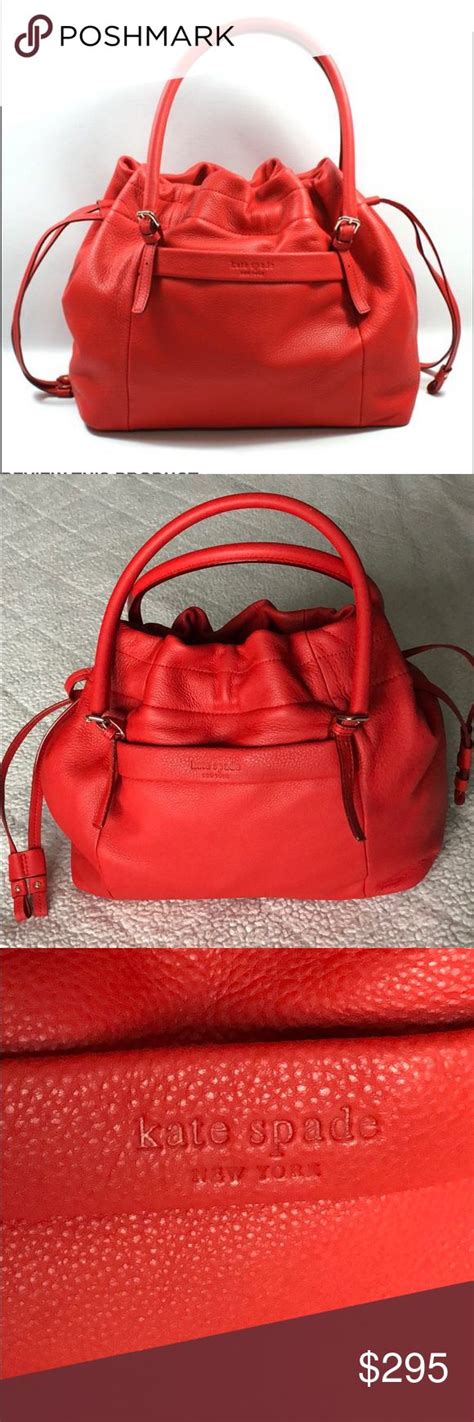 Nwt Kate Spade Westbury Drawstring Opus Poppy Bag