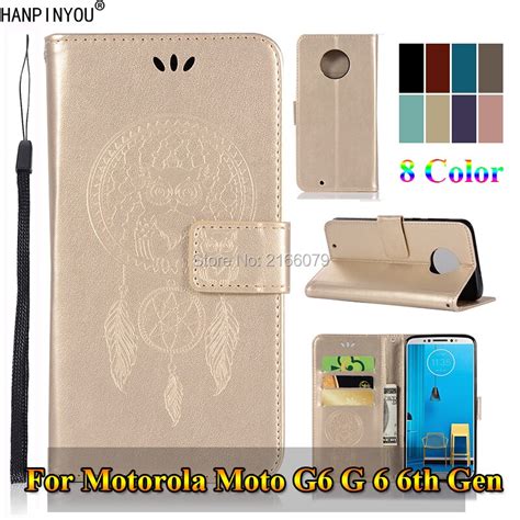 Funda De Cuero PU Con Tapa Para Motorola Moto G6 G 6 6th Gen 5 7