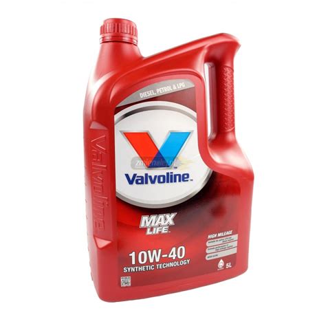 Olej Silnikowy Valvoline MaxLife 10W40 5L Zmienolej Pl