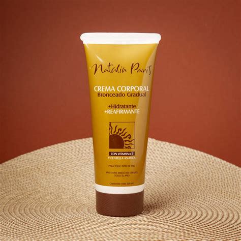 Crema Corporal Bronceado Gradual – Natalia Paris