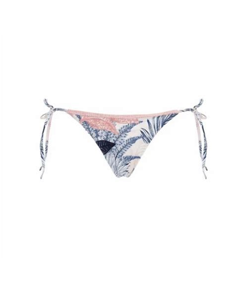 Agua Bendita Synthetic Alegria Eco Bikini Bottom I In Pink Blue Blue