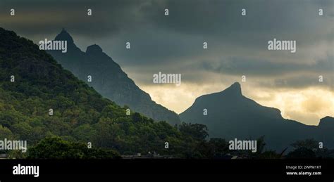 View Of Pieter Both And Long Mountain Mauritius Indian Ocean Africa