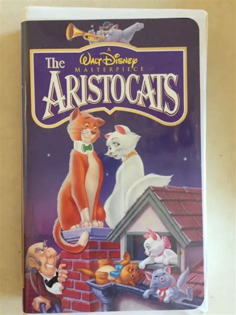 The Aristocats Vhs Clam Shell Walt Disney Masterpiece Collection Pg