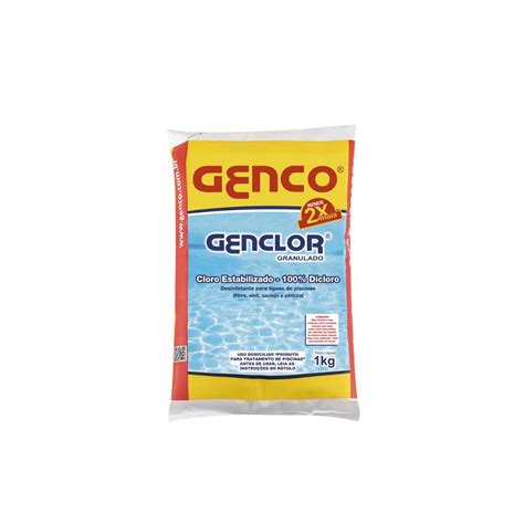 Genclor Cloro Estabilizado Granulado 1kg Genco MadeiraMadeira