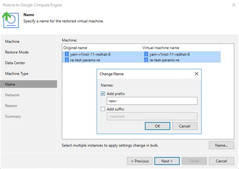 Step 6 Specify Instance Name Veeam Backup For Google Cloud User Guide