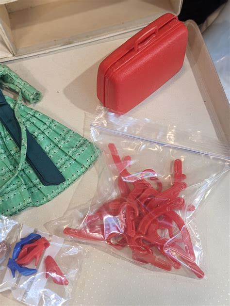 Huge Lot Barbie Vintage Brunette Ponytail With Dollcase And Outfits Mattel Vintage Etsy