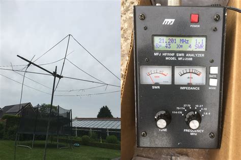 PE4BAS Amateur Radio Weblog Experimental Setup Square Halo