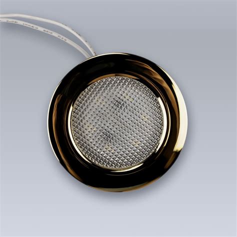 Мебельный светодиодный встраиваемый светильник ELEGANZ, Золото ...