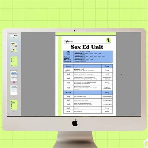 Modern Sex Ed For High School Comprehensive Sexual Health Unit Weeks
