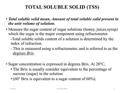 Total Soluble Solid Ppt
