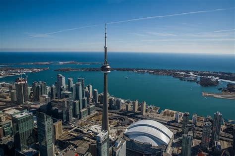 Premium Photo Toronto Skyline Aerial View At Canada
