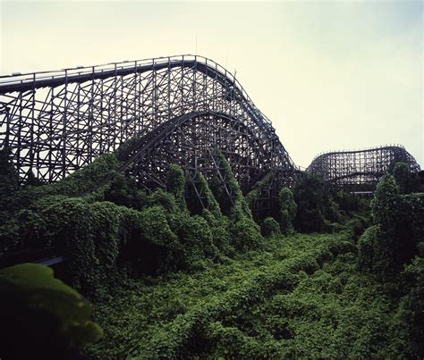 A roller coaster in Japan gets reclaimed by nature : reclaimedbynature