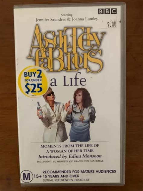 Absolutely Fabulous Ab Fab A Life Vhs Tape Jennifer Saunders Joanna