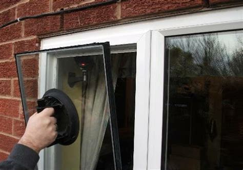 replacing glass   window