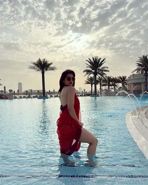 Gorgeous Looks Of Mehrene Kaur Pirzada In Bikini Swimsuit Glam Actress