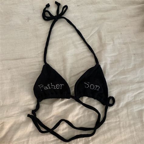 Father Son Terry Cloth Bikini Top By Praying Depop