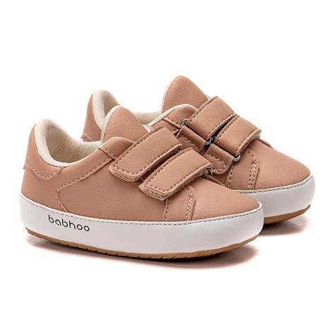 Tênis Nude Velcro Babhoo