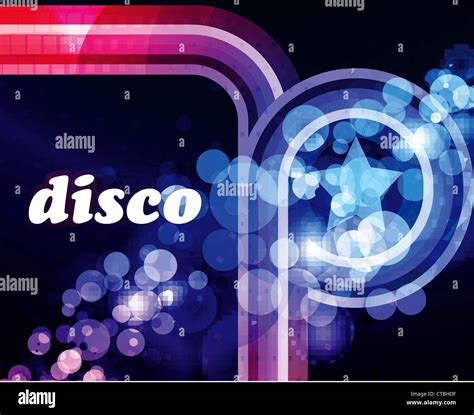 colorful disco background vector illustration Stock Photo - Alamy