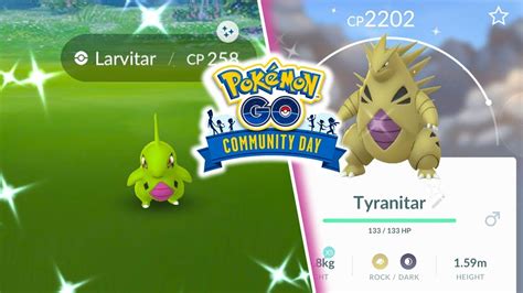 Larvitar Community Day Pok Mon Gocaptura X Pgsharp Ipogo Fly