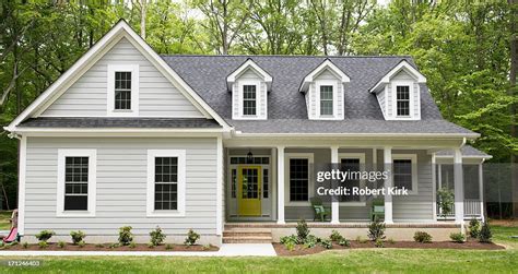 Exterior Of New Suburban House High-Res Stock Photo - Getty Images