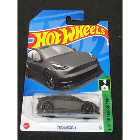 風火輪 hot wheels 2023 特斯拉 tesla model y 電動車 休旅車 普卡 蝦皮購物