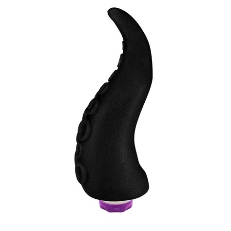 Dildo Em Pvc Flex Vel Em Formato De Tent Culos Vibrador X Cm Preto Sex Shop Loja Do